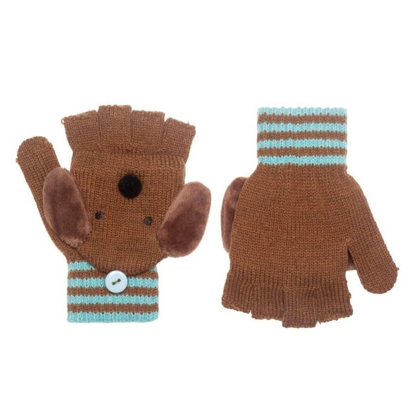 Morris Sausage Dog Knitted Gloves 3-6 Years - Picture 1 of 1